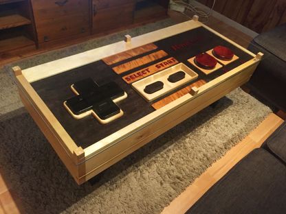 Wood Art Finland Nintendo table
