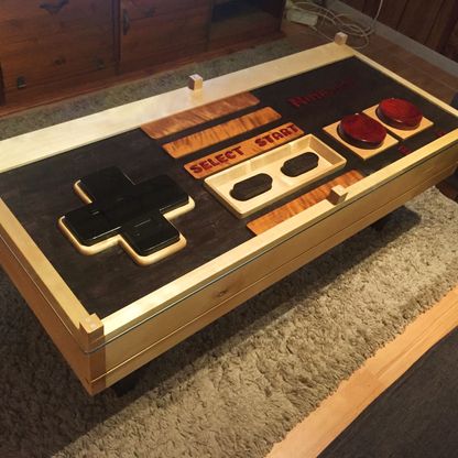 Wood Art Finland Nintendo table