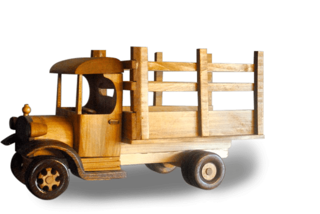 Wooden car by Wood Art Finland