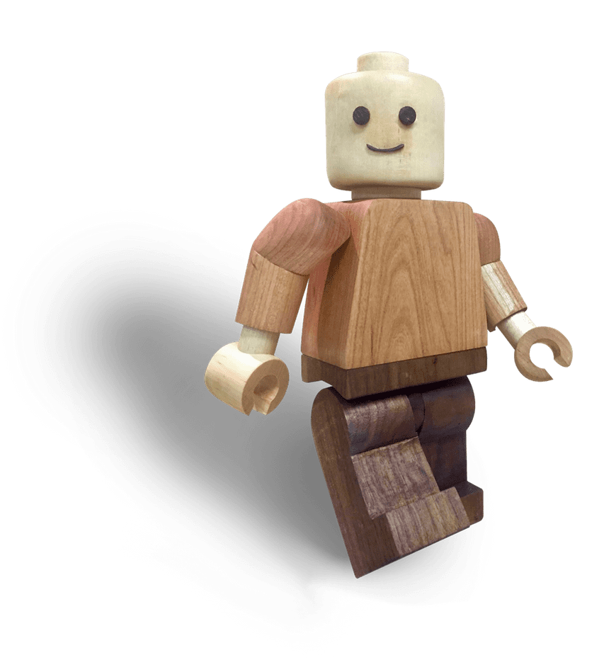 Wood Art Finland Lego Man