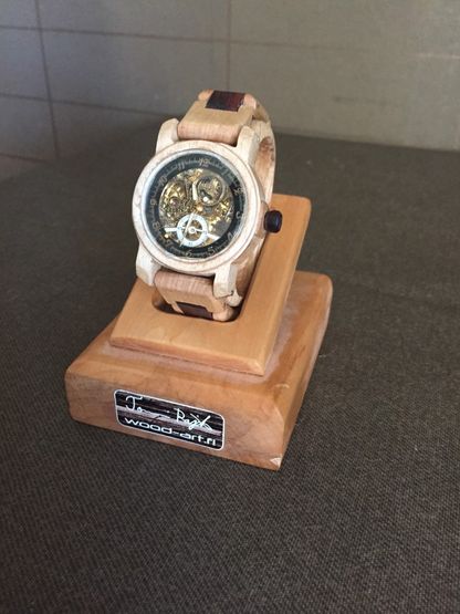 Wood Art Finland produces wooden watches